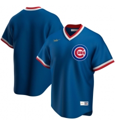 Men Chicago Cubs Nike Road Cooperstown Collection Team MLB Jersey Royal