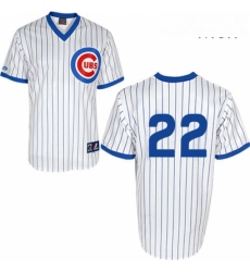 Mens Majestic Chicago Cubs 22 Jason Heyward Replica White 1988 Turn Back The Clock Cool Base MLB Jersey