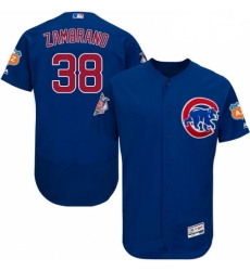 Mens Majestic Chicago Cubs 38 Carlos Zambrano Royal Blue Alternate Flex Base Authentic Collection MLB Jersey