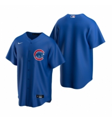Mens Nike Chicago Cubs Blank Royal Alternate Stitched Baseball Jersey