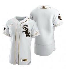 Chicago White Sox Blank White Nike Mens Authentic Golden Edition MLB Jersey