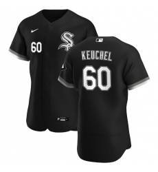 Men Chicago White Sox 60 Dallas Keuchel Men Nike Black Alternate 2020 Flex Base Player MLB Jersey