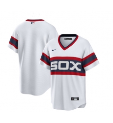 Men Chicago White Sox Blank White Cool Base Stitched Jersey