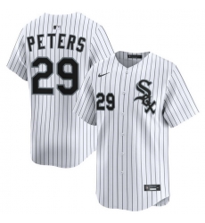 Men Chicago White Sox Nike Home Limited Jersey White Peters Tristan 29 Men Chicago White Sox Nike Home Limited Jersey White Peters Tristan 29