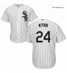 Mens Majestic Chicago White Sox 24 Early Wynn Replica White Home Cool Base MLB Jersey