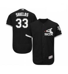 Mens Majestic Chicago White Sox 33 James Shields Black Flexbase Authentic Collection MLB Jerseys