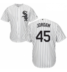 Mens Majestic Chicago White Sox 45 Michael Jordan White Home Flex Base Authentic Collection MLB Jersey