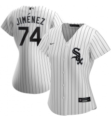 Chicago White Sox 74 Eloy Jimenez Nike Women Home 2020 MLB Player Jersey White