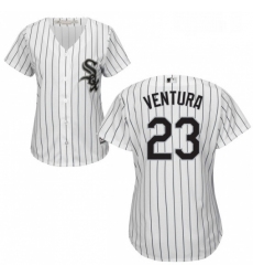 Womens Majestic Chicago White Sox 23 Robin Ventura Authentic White Home Cool Base MLB Jersey