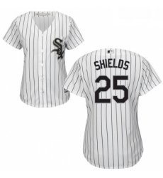 Womens Majestic Chicago White Sox 33 James Shields Authentic White Home Cool Base MLB Jersey