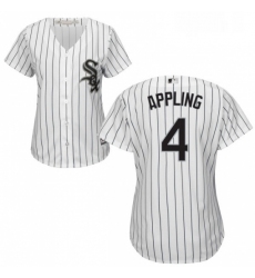 Womens Majestic Chicago White Sox 4 Luke Appling Authentic White Home Cool Base MLB Jersey