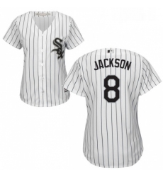 Womens Majestic Chicago White Sox 8 Bo Jackson Authentic White Home Cool Base MLB Jersey