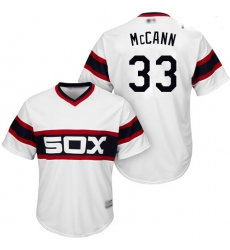 White Sox #33 James McCann White Alternate Home Cool Base Stitched Youth Baseball Jersey