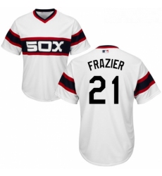 Youth Majestic Chicago White Sox 10 Yoan Moncada Authentic Green Salute to Service MLB Jersey 