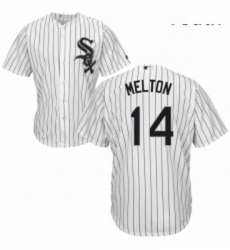 Youth Majestic Chicago White Sox 14 Bill Melton Authentic White Home Cool Base MLB Jersey