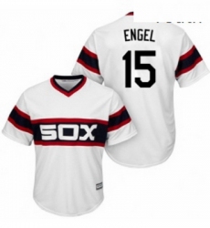 Youth Majestic Chicago White Sox 15 Adam Engel Replica White 2013 Alternate Home Cool Base MLB Jersey 