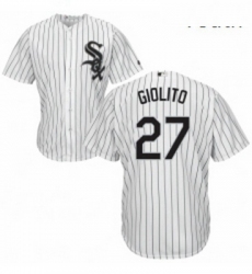 Youth Majestic Chicago White Sox 27 Lucas Giolito Replica White Home Cool Base MLB Jersey 