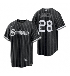 Youth White Sox Southside Leury Garcia Black City Connect Replica Jersey