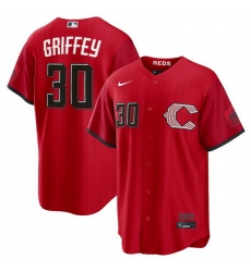 Men Cincinnati Reds 30 Ken Griffey Jr Red 2026 City Connect Stadium Stitched Baseball Jersey Men Cincinnati Reds 30 Ken Griffey Jr Red 2026 City Connect Stadium Stitched Baseball Jersey