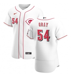 Men Cincinnati Reds 54 Sonny Gray Men Nike White Home 2020 Flex Base Player MLB Jersey