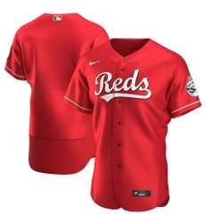 Men Cincinnati Reds Men Nike Scarlet Flex Base Alternate Team MLB Jersey