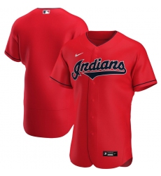 Men Cleveland Indians Men Nike Red Alternate 2020 Flex Base Official Team MLB Jersey