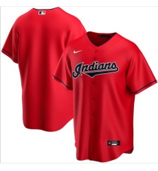 Men Cleveland Indians Nike Red Blank Jersey