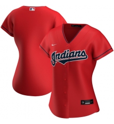 Cleveland Indians Nike Women Alternate 2020 MLB Team Jersey Red