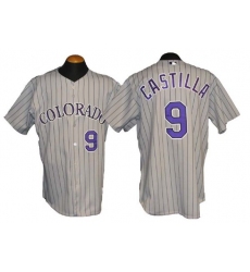 Men 2006 Vinny Castilla Colorado Rockies Game Stitched Jersey