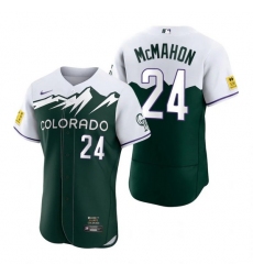 Men Nike Nike Colorado Rockies #24 Ryan McMahon City Connect Stitched Flex Base Baseball Jersey