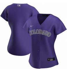 Colorado Rockies Nike Women Alternate 2020 MLB Team Jersey Purple