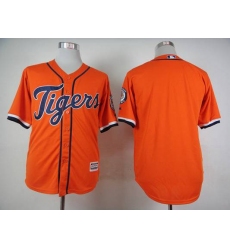 MLB Tigers Blank Orange Blank Men Jersey