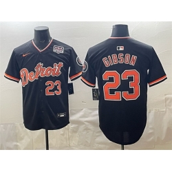 Men Detroit Tigers  Kirk Gibson Black 2026 Alternate USA 250  Patch Vapor Premier Limited Stitched Baseball Jersey