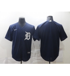 Men Detroit Tigers Nike Blue Blank Jersey