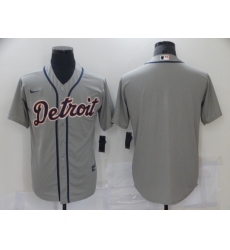Men Nike Detroit Tigers Blank Grey Baseball Stitched MLB Jersey
