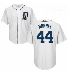 Mens Majestic Detroit Tigers 44 Daniel Norris Replica White Home Cool Base MLB Jersey