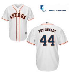 Mens Majestic Houston Astros 44 Roy Oswalt Replica White Home Cool Base MLB Jersey