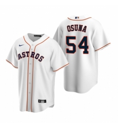 Mens Nike Houston Astros 54 Roberto Osuna White Home Stitched Baseball Jersey