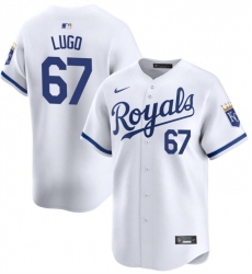 Men Kansas City Royals 67 Seth Lugo White 2024 Home Limited Cool Base Stitched Baseball Jersey