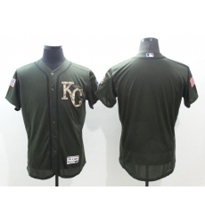 Men Kansas City Royals Blank Green Camo Elite 2022 MLB Jersey