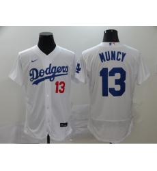 Dodgers 13 Max Muncy White 2020 Nike Flexbase Jersey