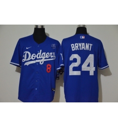 Dodgers 24 Kobe Bryant Royal 2020 Nike KB Cool Base Jerseys