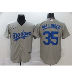 Dodgers 35 Cody Bellinger Gray 2020 Nike Cool Base Jersey