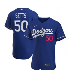 Dodgers #50 Mookie Betts Nike blue Jersey