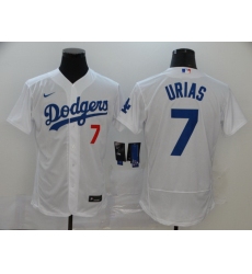 Dodgers 7 Julio Urias White 2020 Nike Flexbase Jersey