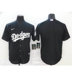 Dodgers Blank Black 2020 Nike Cool Base Jersey