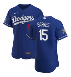 Men Los Angeles Dodgers 15 Austin Barnes Men Nike Royal Alternate 2020 World Series Bound Flex Base Player MLB Jersey