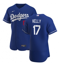 Men Los Angeles Dodgers 17 Joe Kelly Men Nike Royal Alternate 2020 Flex Base Player MLB Jersey