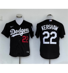 Men Los Angeles Dodgers 22 Clayton Kershaw Black Cool Base Stitched Baseball Jersey Men Los Angeles Dodgers 22 Clayton Kershaw Black Cool Base Stitched Baseball Jersey