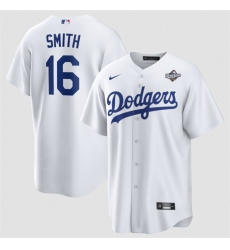 Men Los Angeles Dodgers 50 Mookie Betts White 2025 World Series Home Cool Base Stitched Baseball Jersey